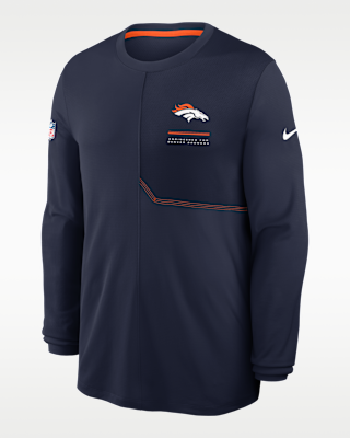 Denver Broncos Sideline Coach Men's Nike Dri-FIT NFL Long-Sleeve